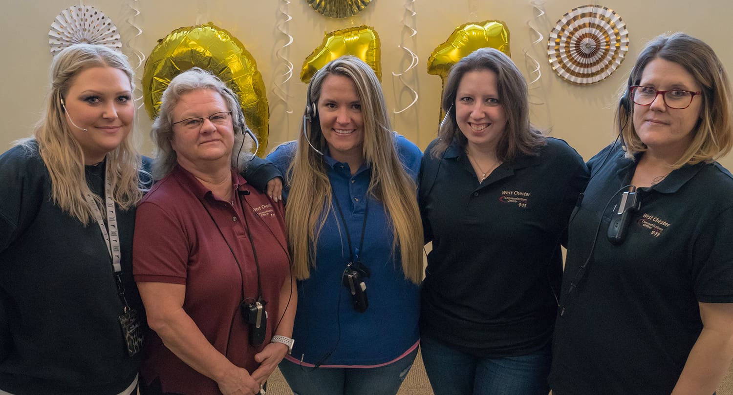 West Chester, Ohio, Thanks 911 Emergency Dispatchers NPSTW